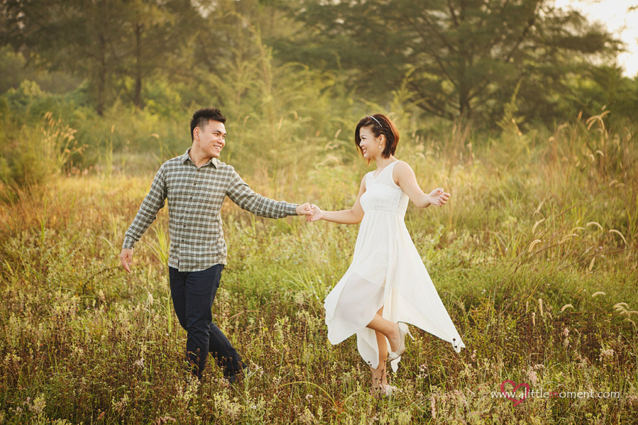 The Casual Pre-Wedding Session of Audrey and Chia Liang by Sze Lee from A Little Moment Photography Singapore