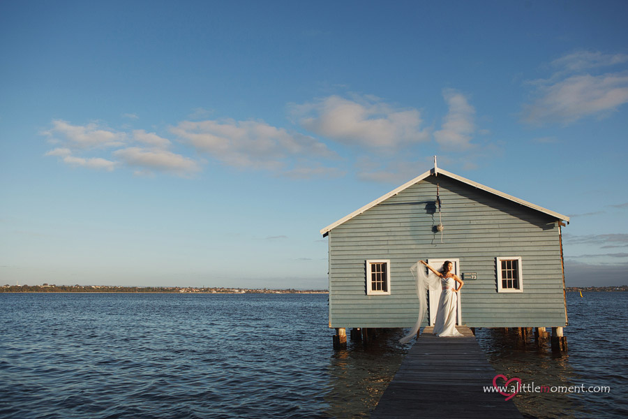 Agnes and Bobby's Perth Pre-Wedding at the Crawley Boatshed by Sze Lee from A Little Moment Photography Singapore
