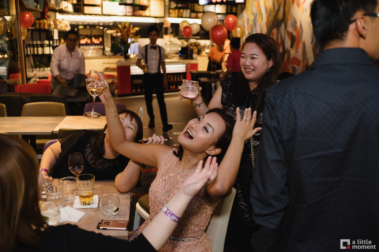 Singapore Wedding Party at Fumee by Habanos